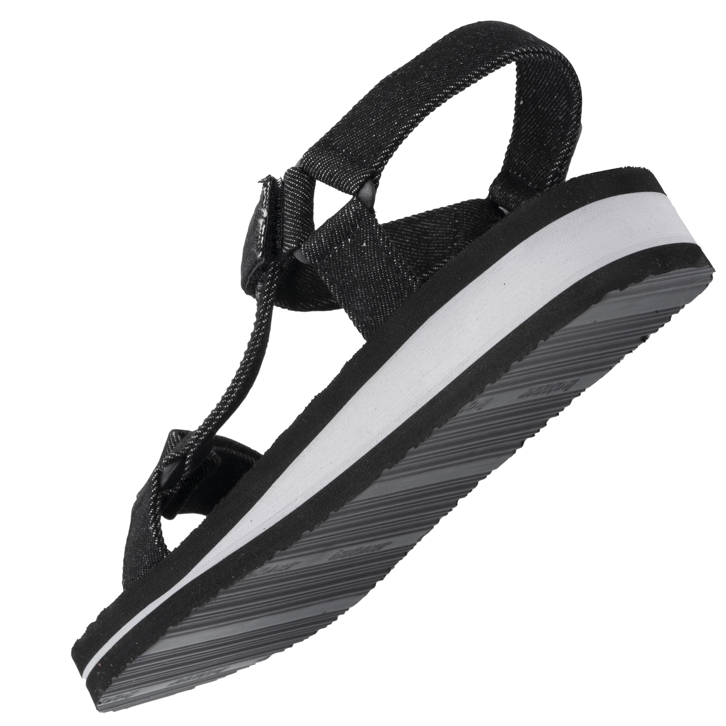 Sandale Femme sport talon Noire